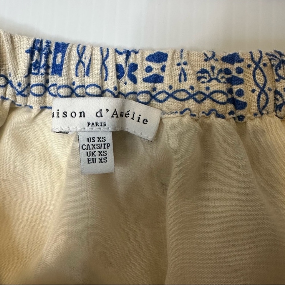 Maison D’ Amelie Paris shirt and skirt set size xs - Picture 4 of 5